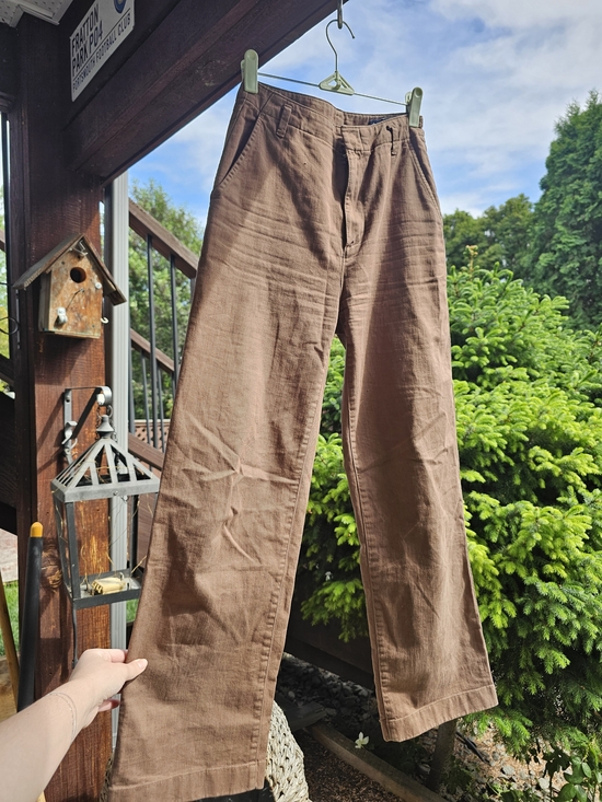 GAP Pants - GAP Brown Women's Straight-Leg Cotton Pants
